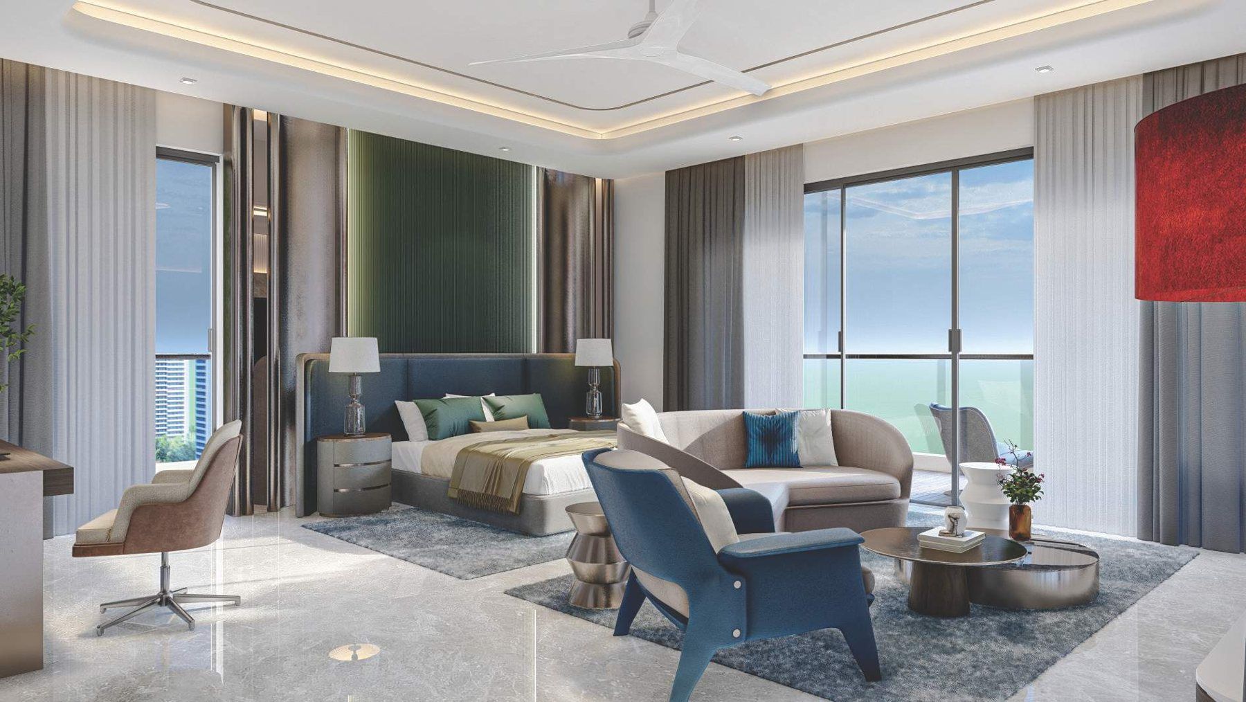 Second master bedroom suite