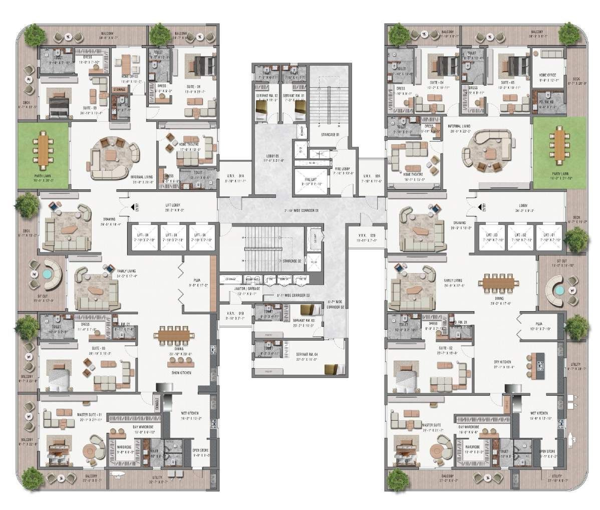 Typical Floor Plan 1