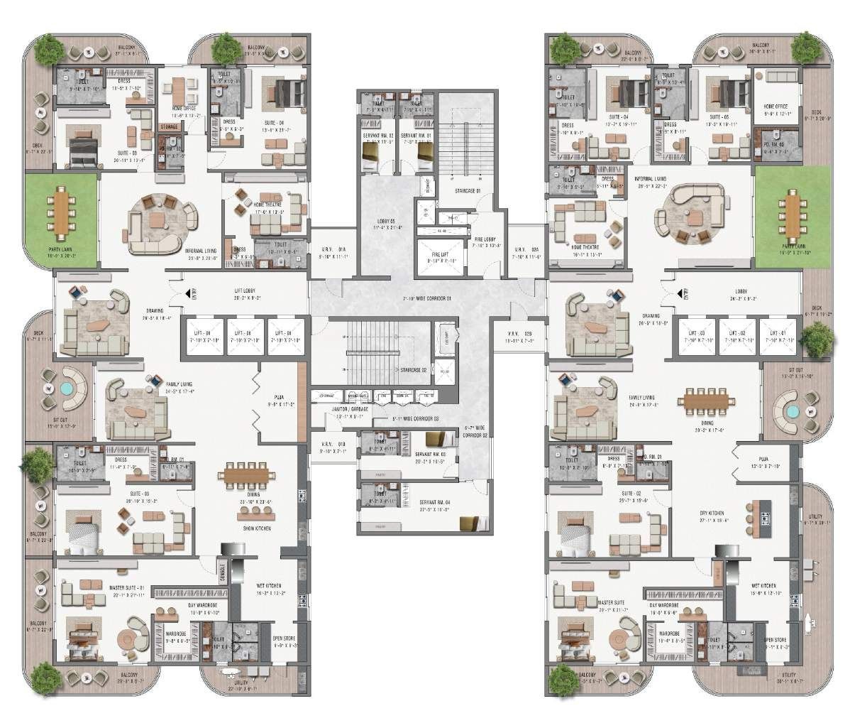 Typical Floor Plan 2