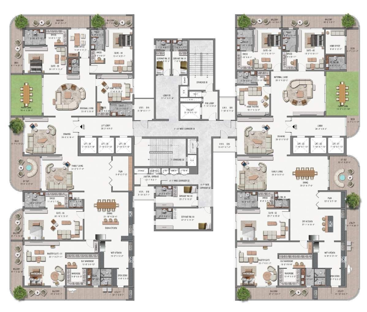 Typical Floor Plan 3