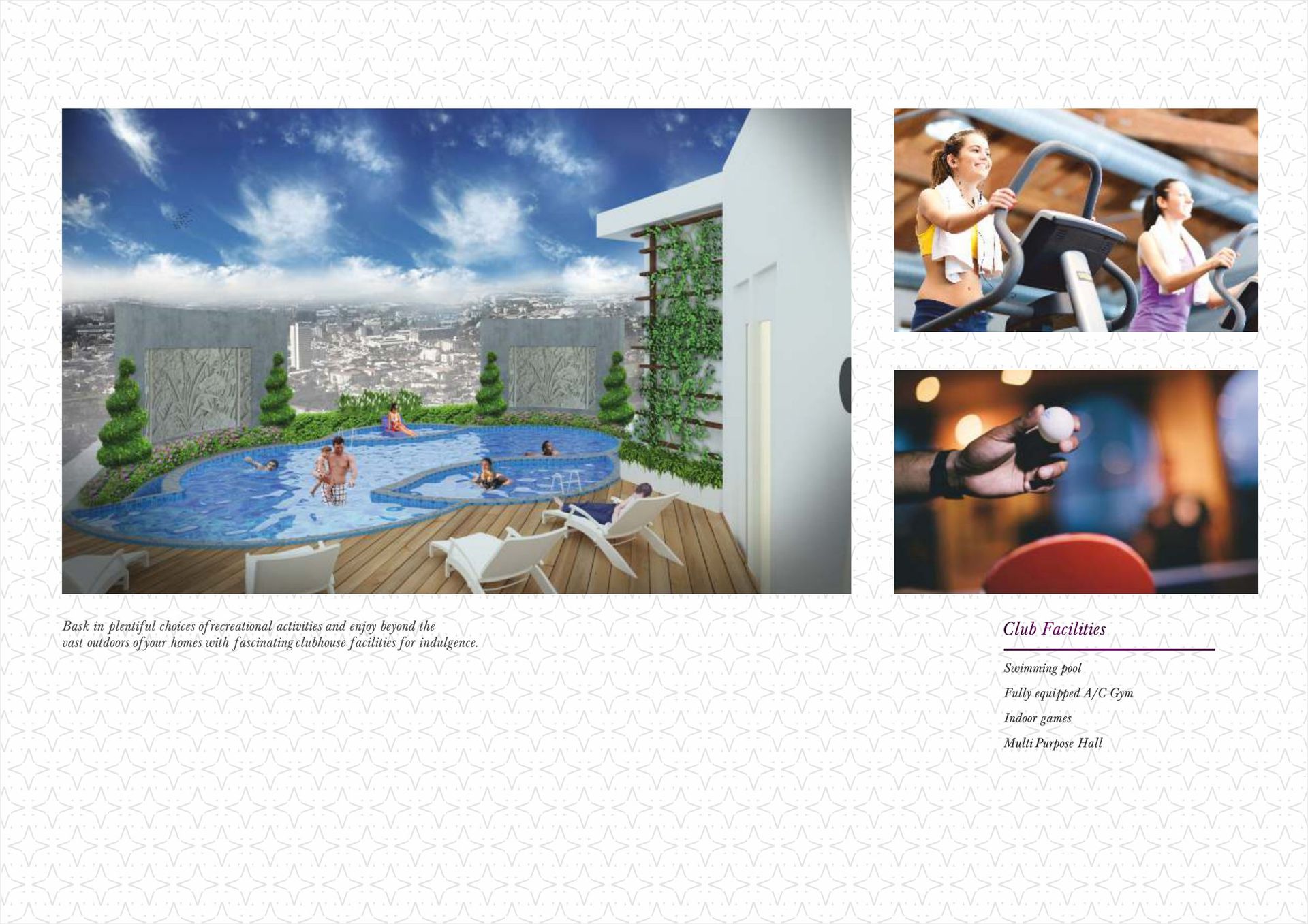 Swimming pool and club facilities