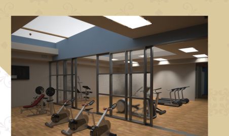 Gymnasium at Sarayu Elite