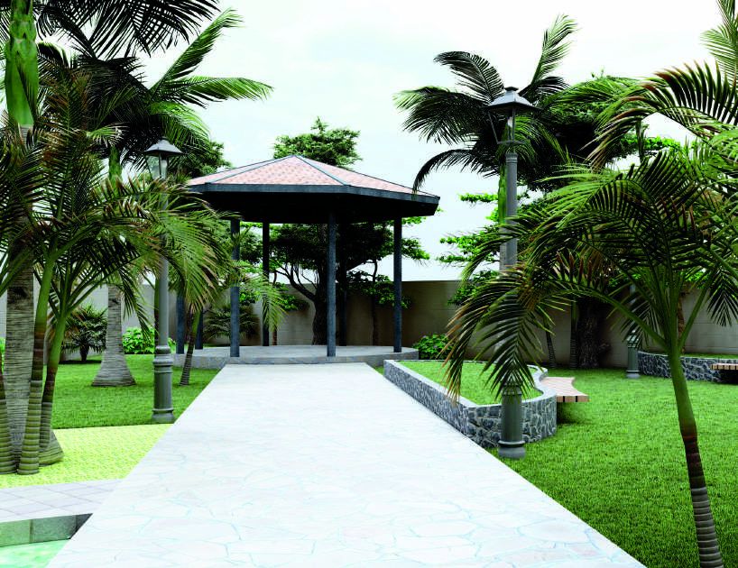 Badminton court at YRG Enclave