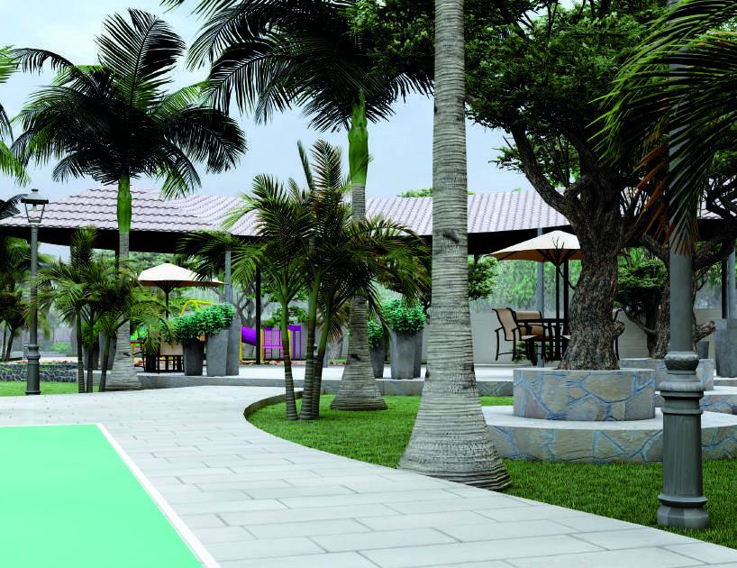 Children's park within the community